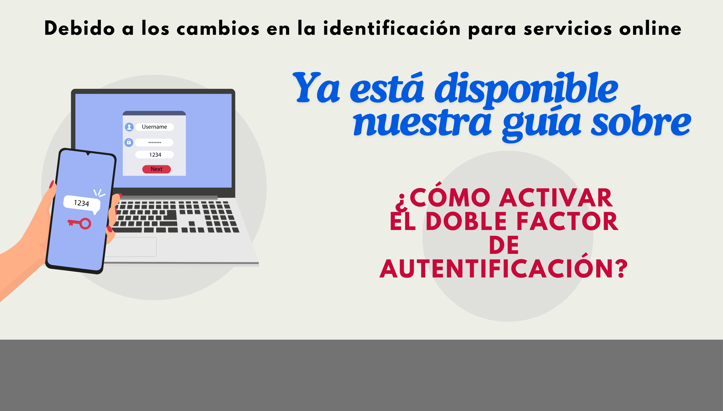 Guía sobre cómo activar el doble factor de autenticación